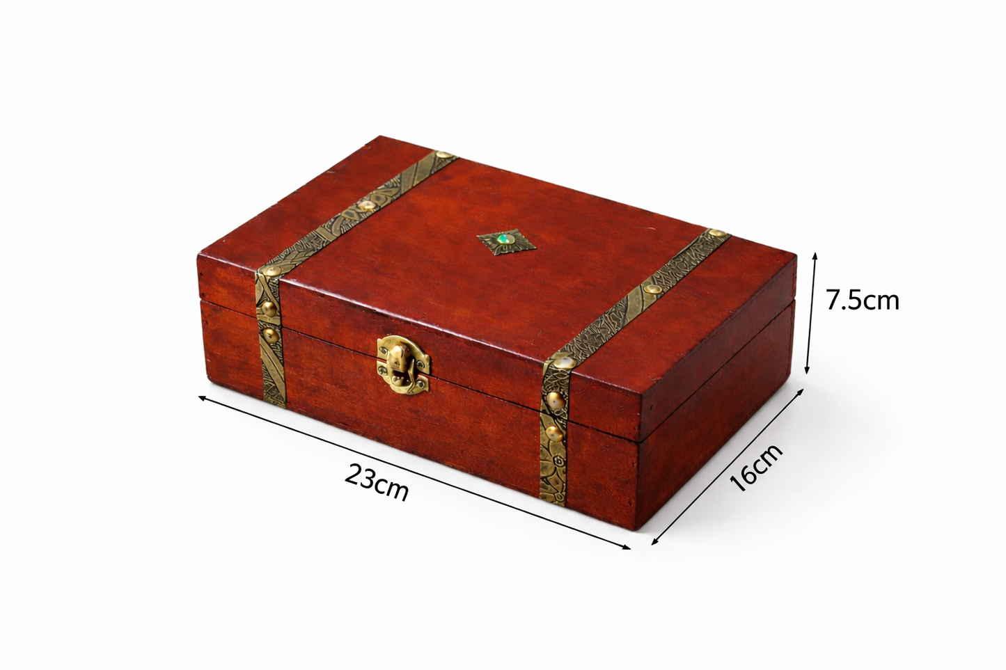 Coffret à Bijoux Rétro en Bois