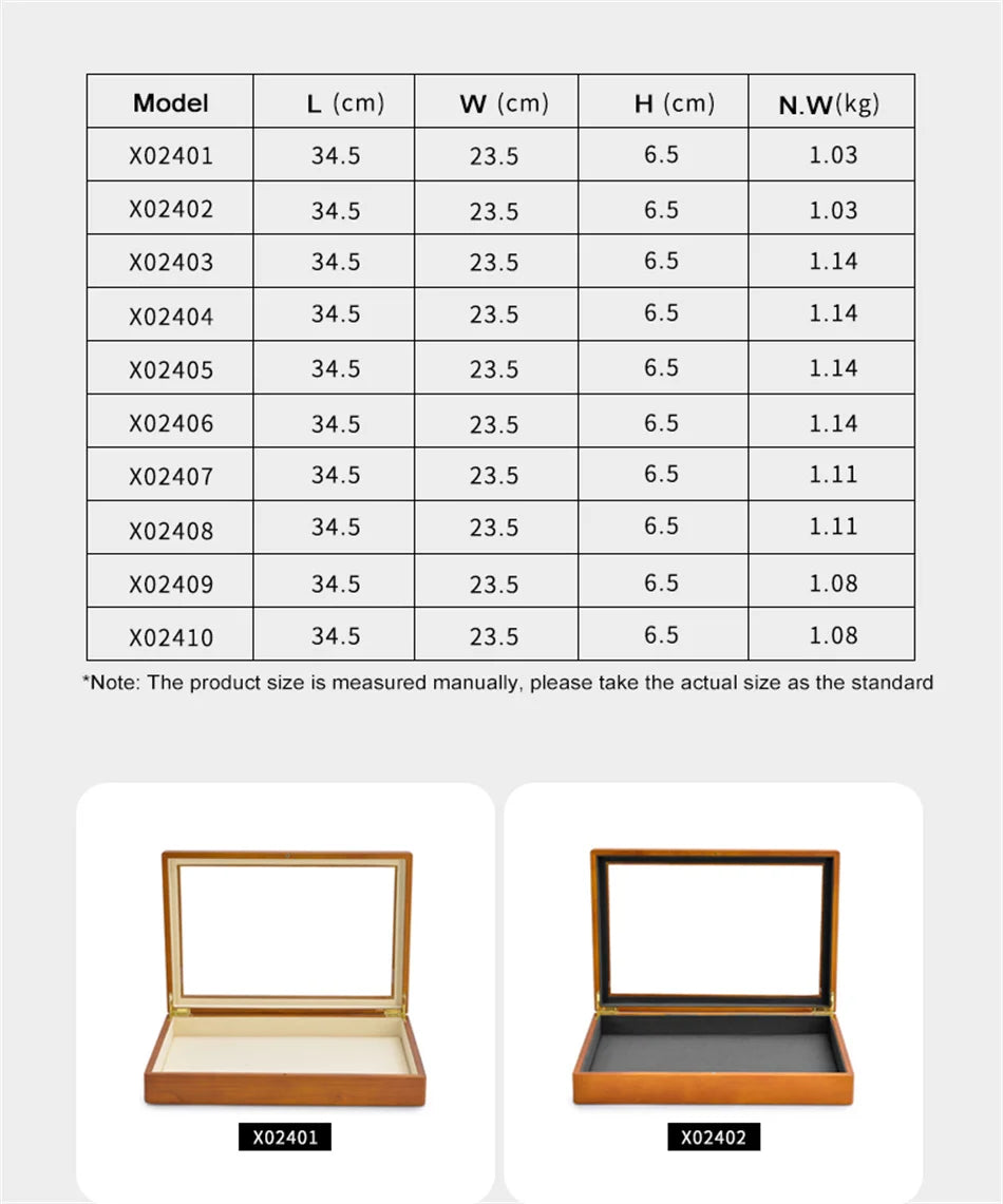 Coffret à Bijoux en Bois et Velours avec Compartiments