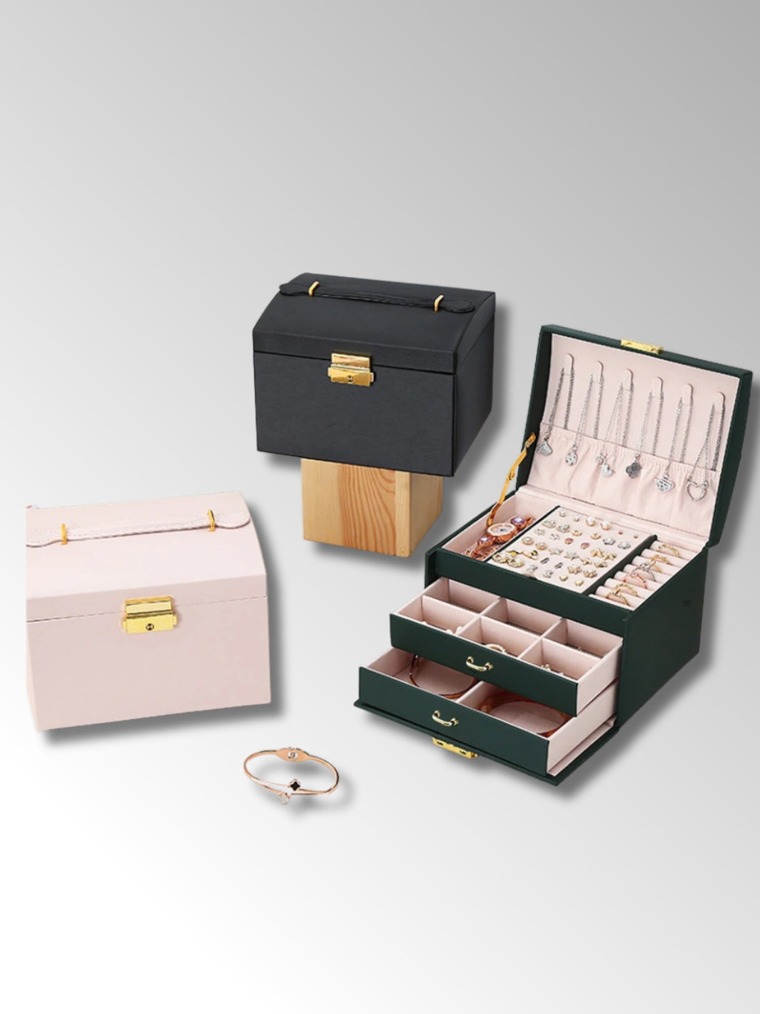 Boîte à Bijoux avec Tiroirs