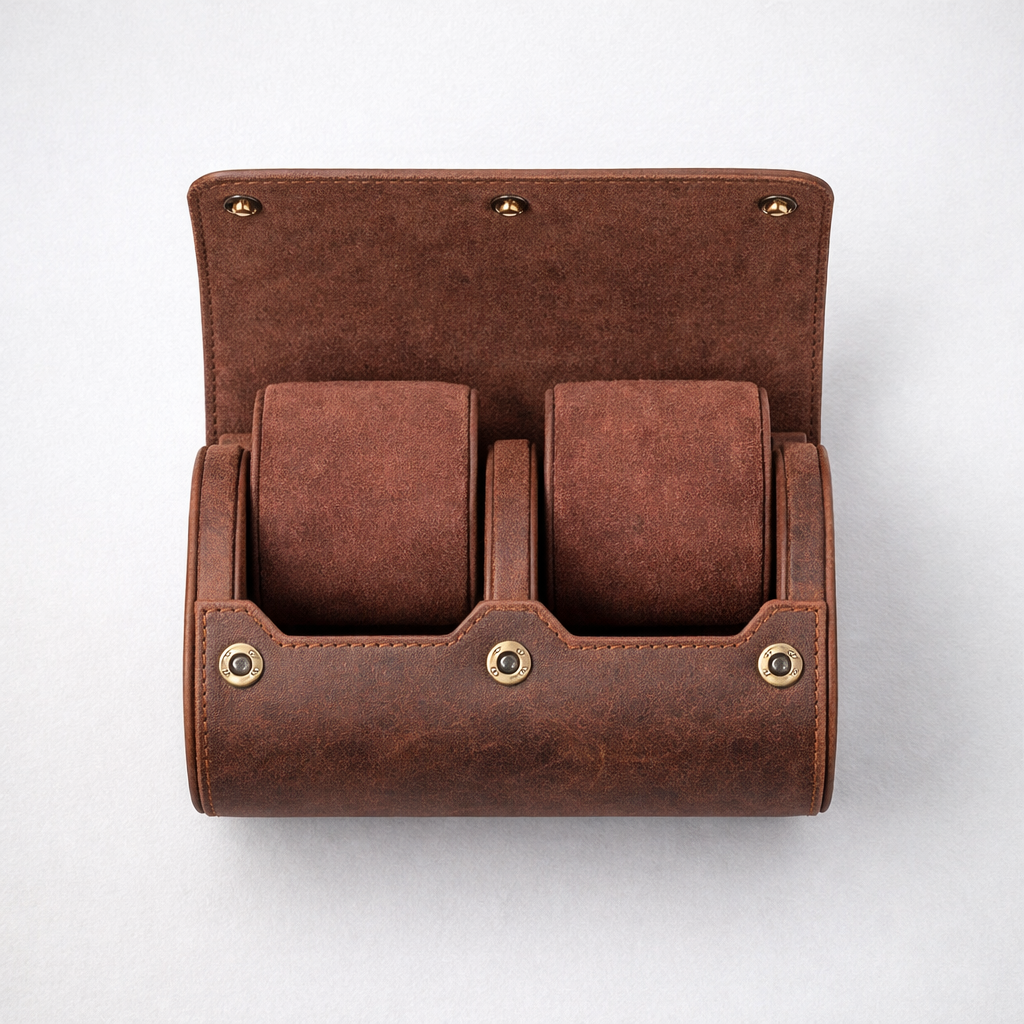 Boite a Montre de Voyage 2 Emplacements
