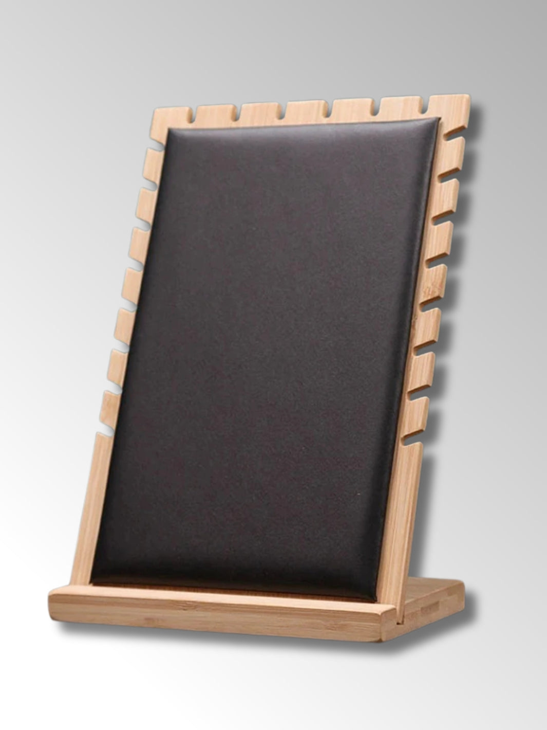 Présentoir à Colliers en Bois avec Support Vertical