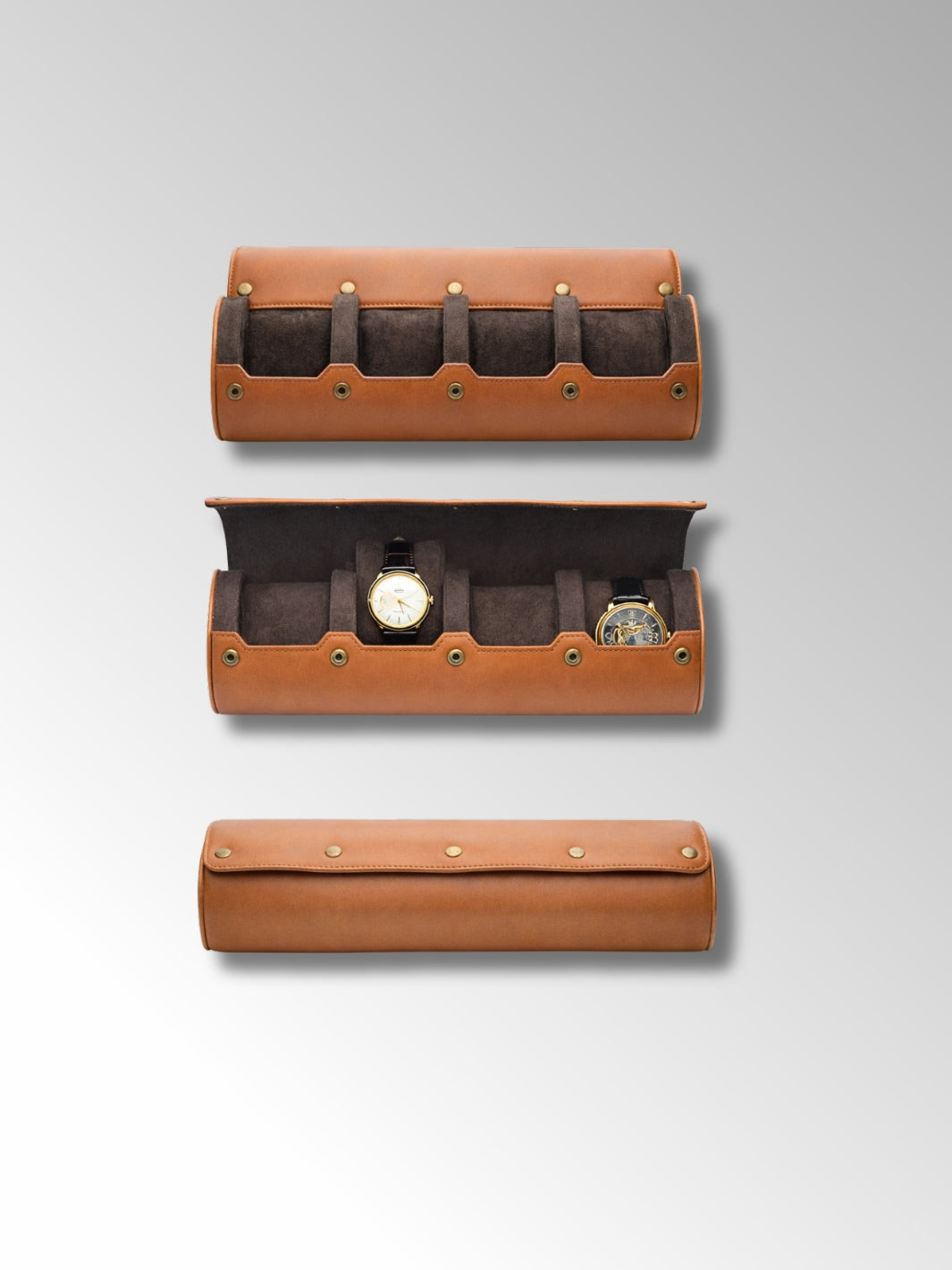 Boîte à Montre 4 Emplacements en Cuir
