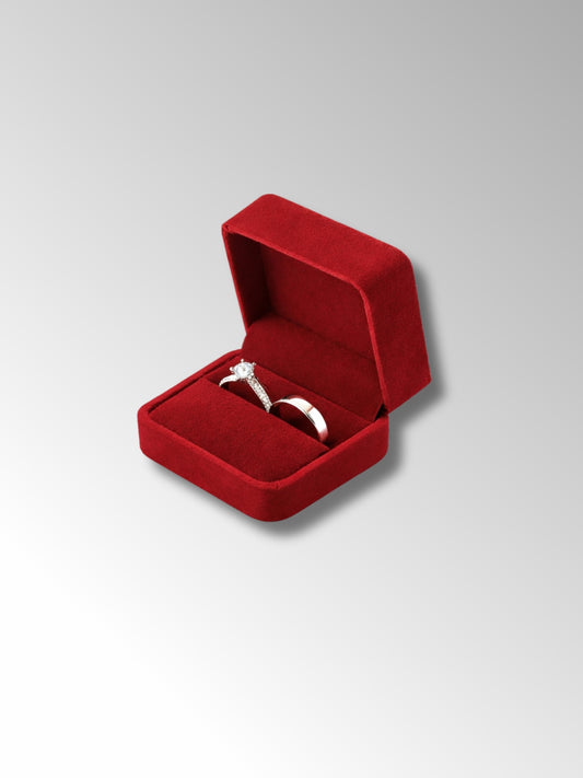 Boîte à Bague en Velours
