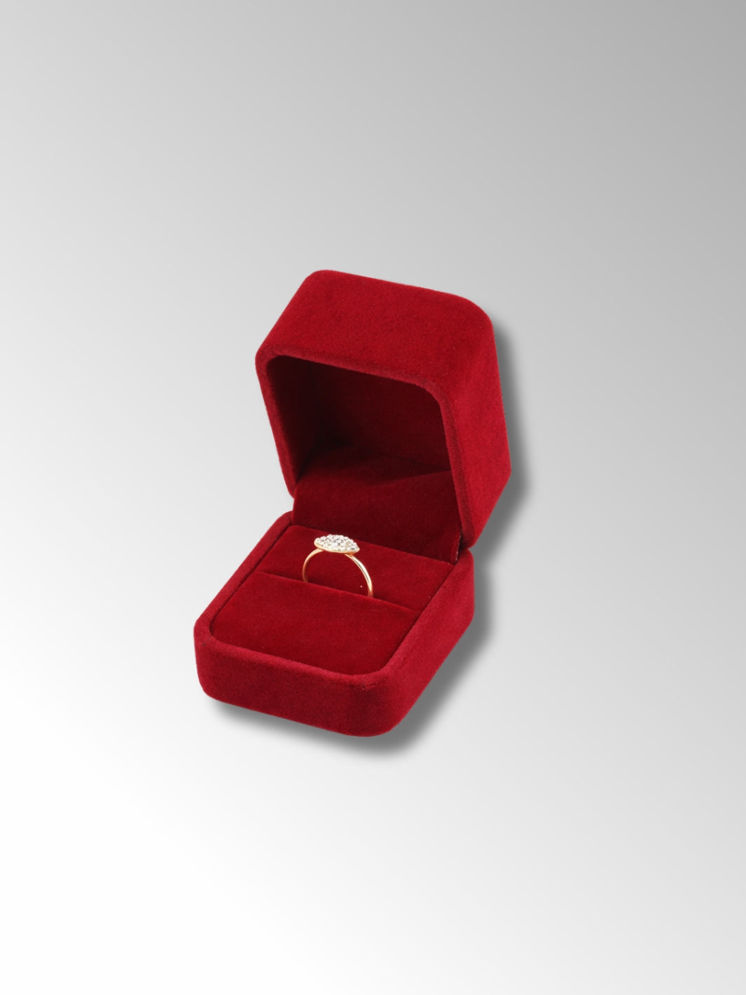 Boîte à Bague en Velours