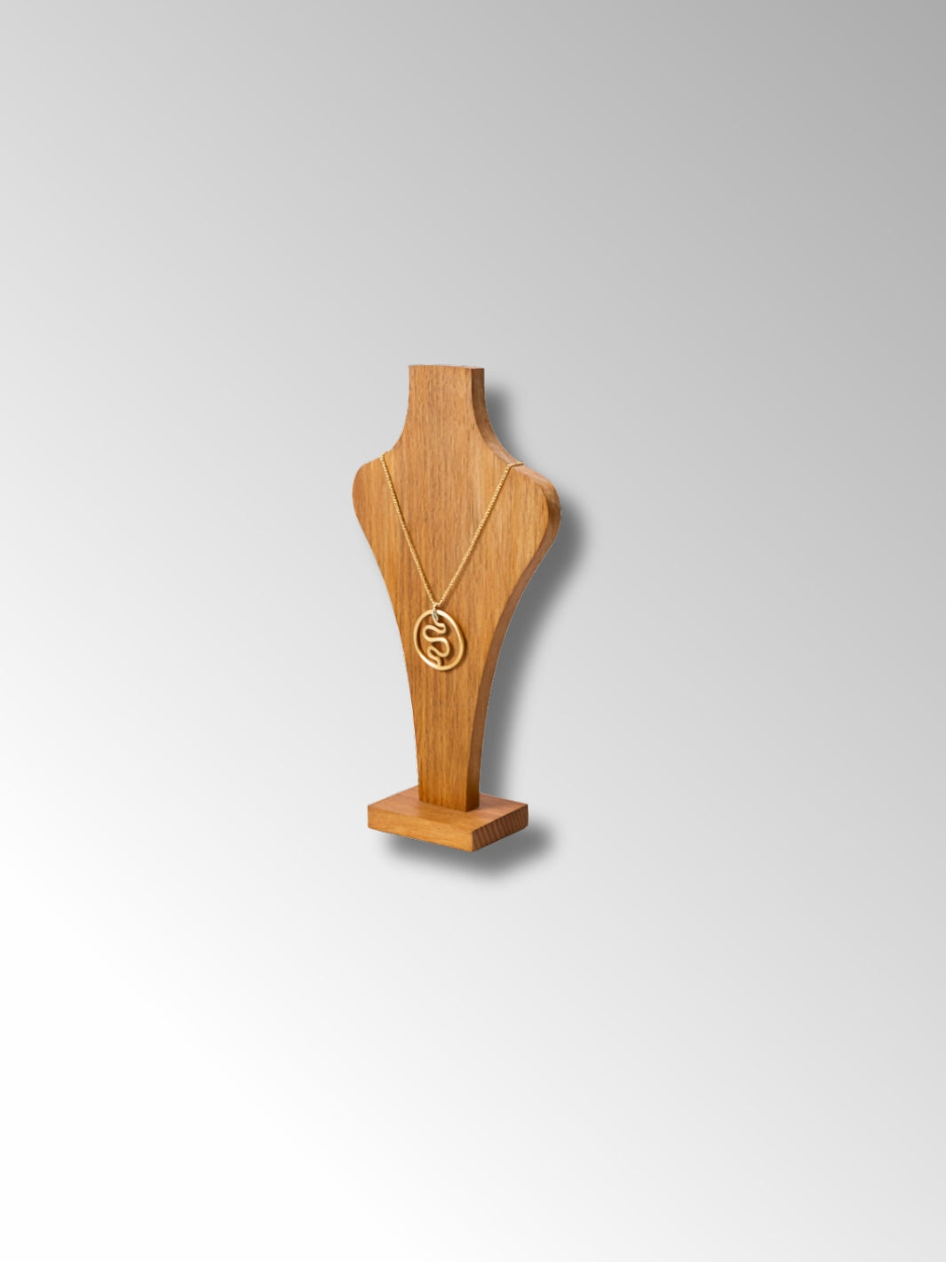 Porte Collier Buste en Bois