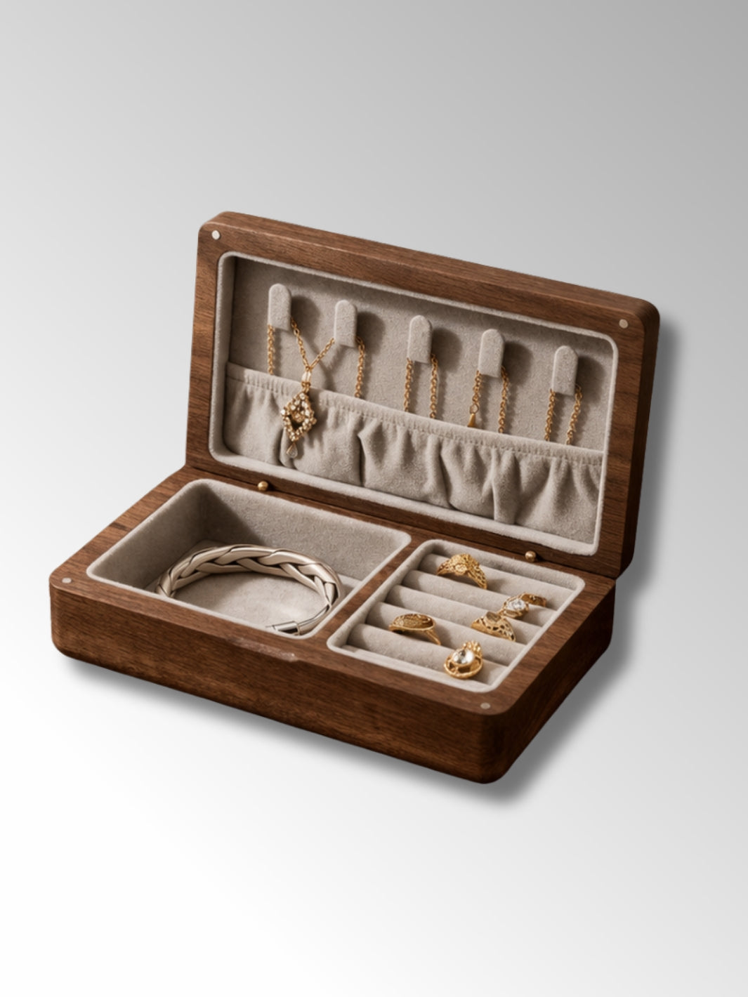 Boîte à Bijoux Voyage en Bois