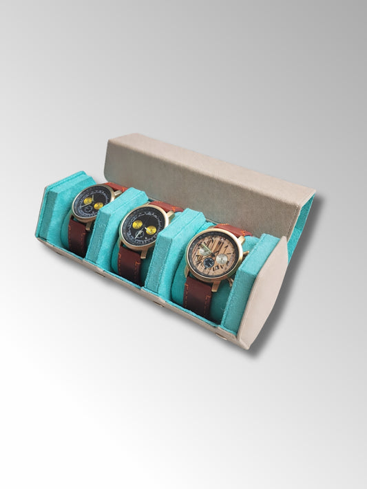 Etui à Montre De Voyage en Cuir