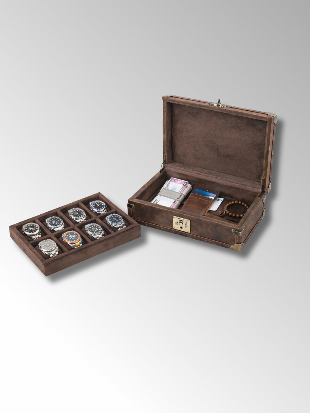 Boîte a Montre de Luxe 8 Emplacements