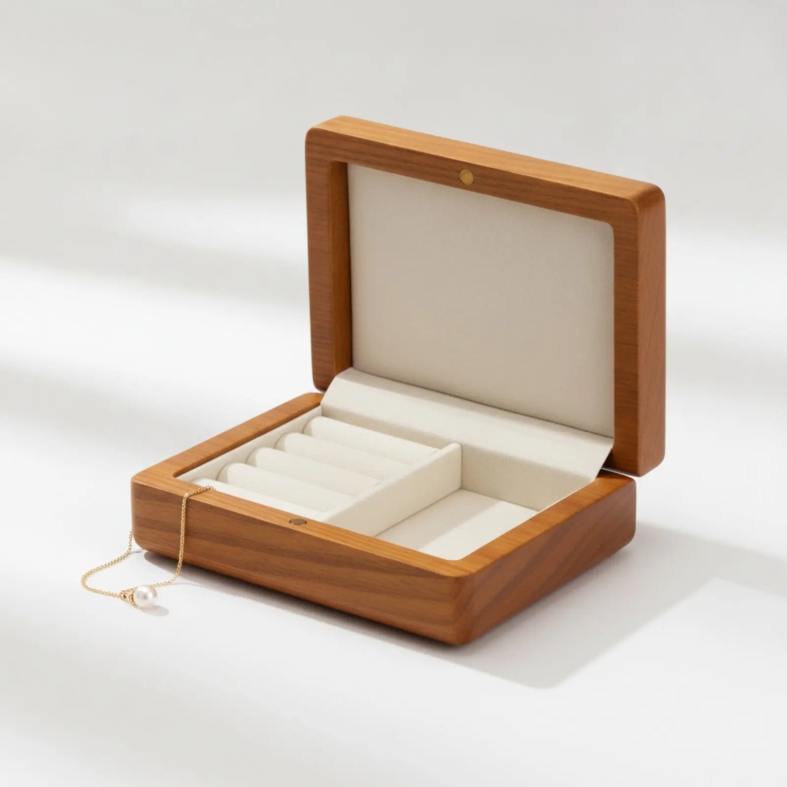 Coffret à Bijoux en Bois avec Intérieur Velours