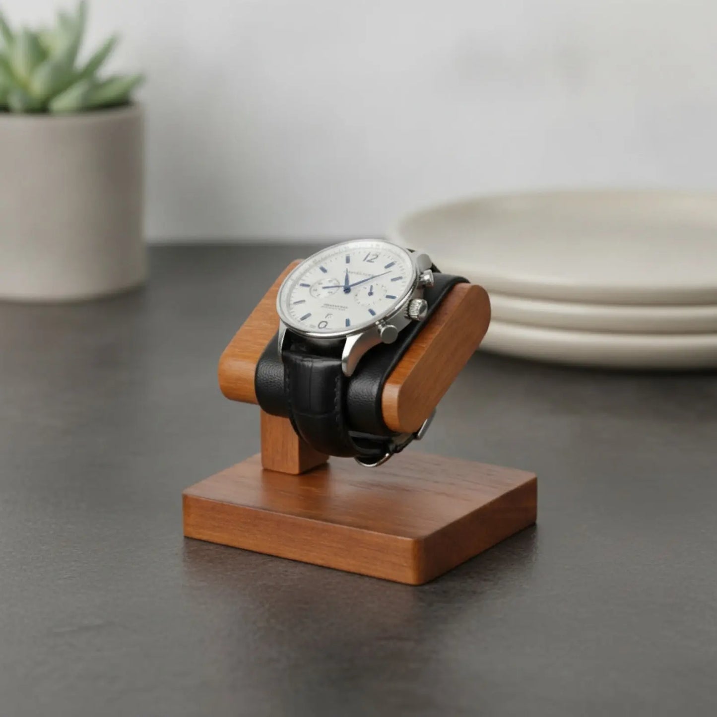 Présentoir à Montre 1 Emplacement en Bois
