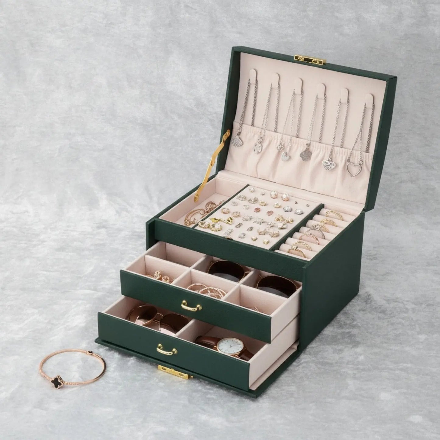 Boîte à Bijoux avec Tiroirs