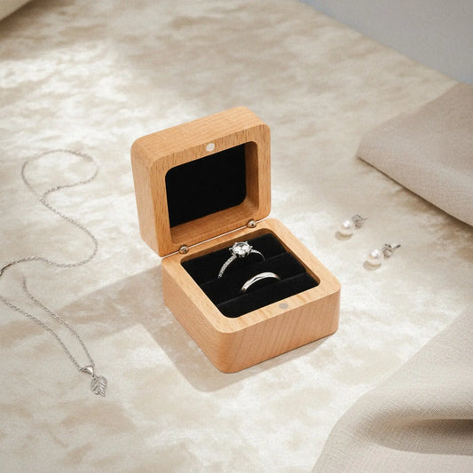 Boîte à Bijoux en Bois Vierge