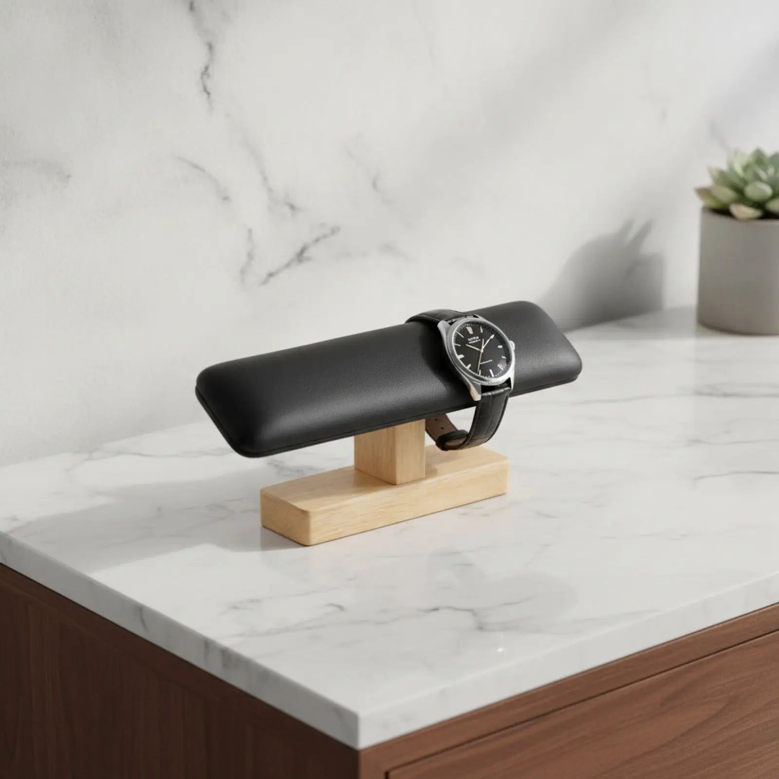 Présentoir à Montre en Cuir