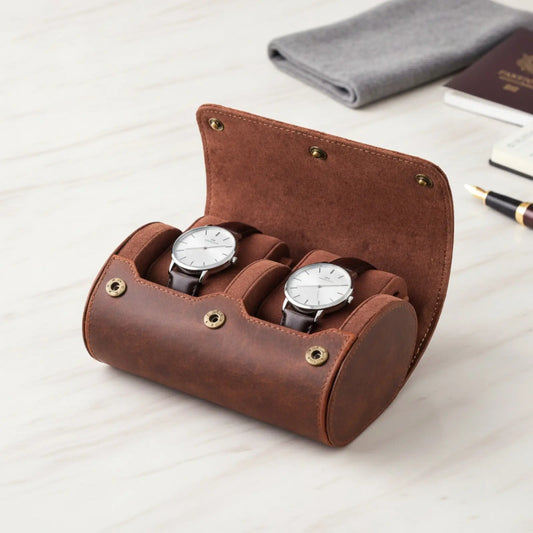 Boite a Montre de Voyage 2 Emplacements