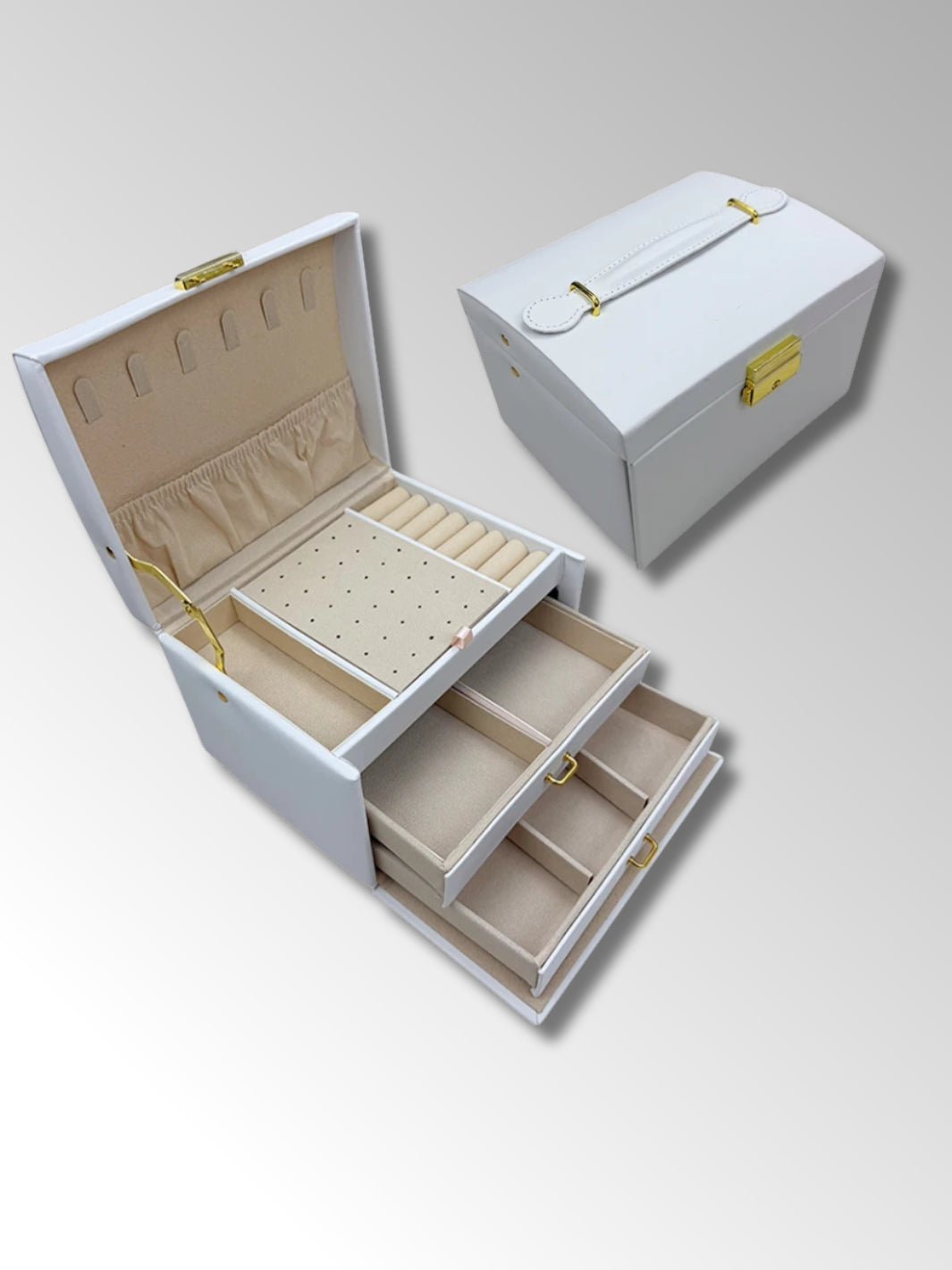 Boîte à Bijoux avec Tiroirs