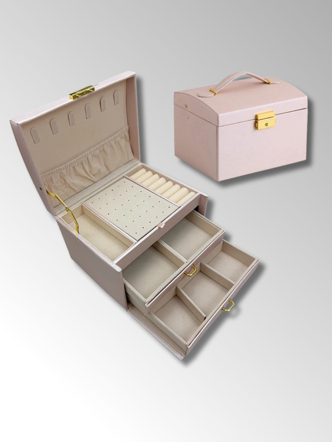 Boîte à Bijoux avec Tiroirs