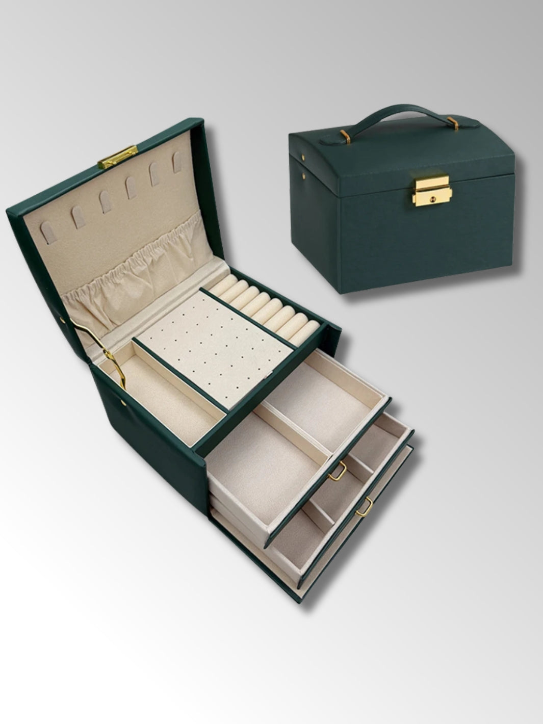 Boîte à Bijoux avec Tiroirs