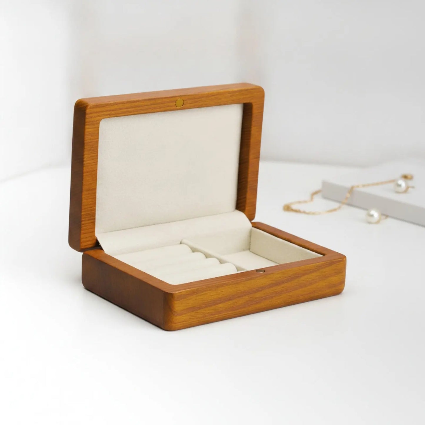 Coffret à Bijoux en Bois avec Intérieur Velours