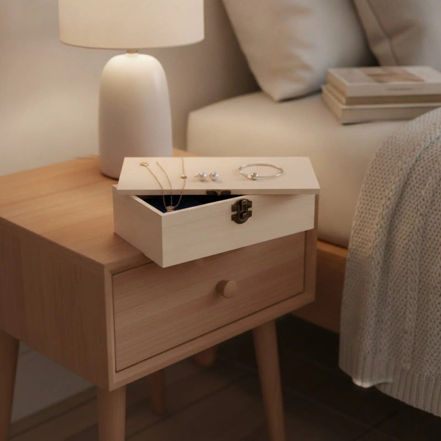 Boîte de Rangement pour Bijoux