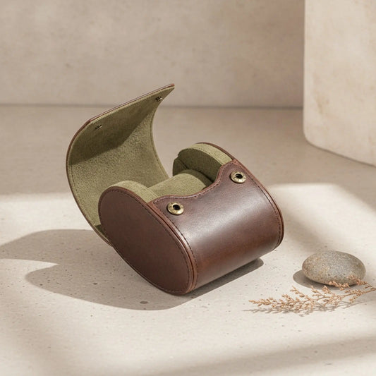 Etui à Montre de Voyage en Cuir 1 Emplacement