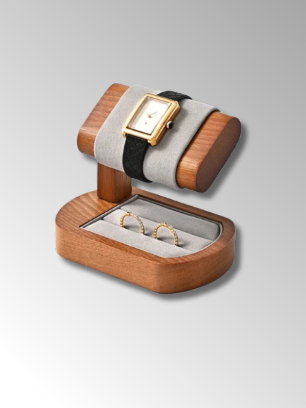 Présentoir à Montre 1 Emplacement en Bois Pure