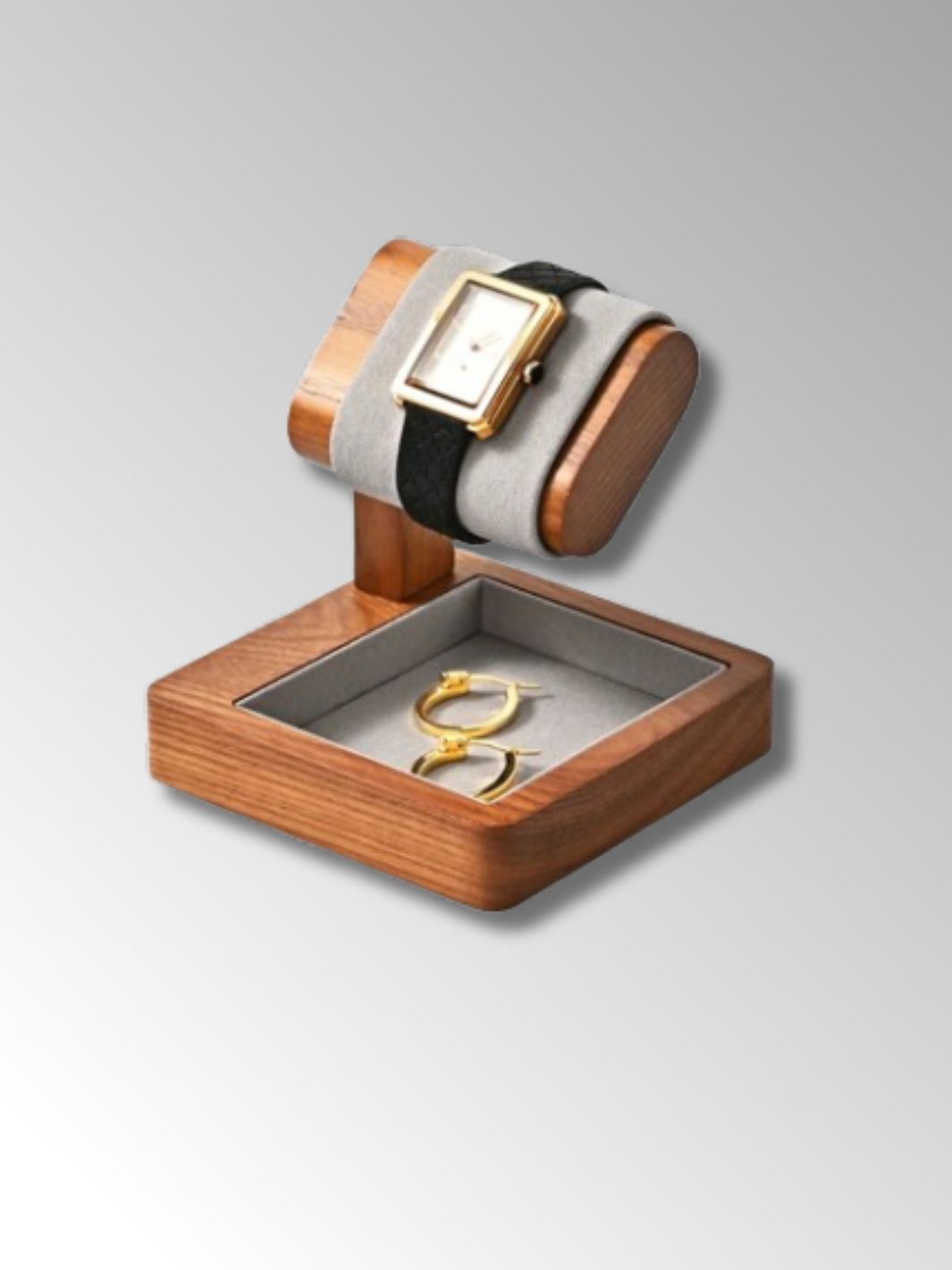 Présentoir à Montre 1 Emplacement en Bois Pure