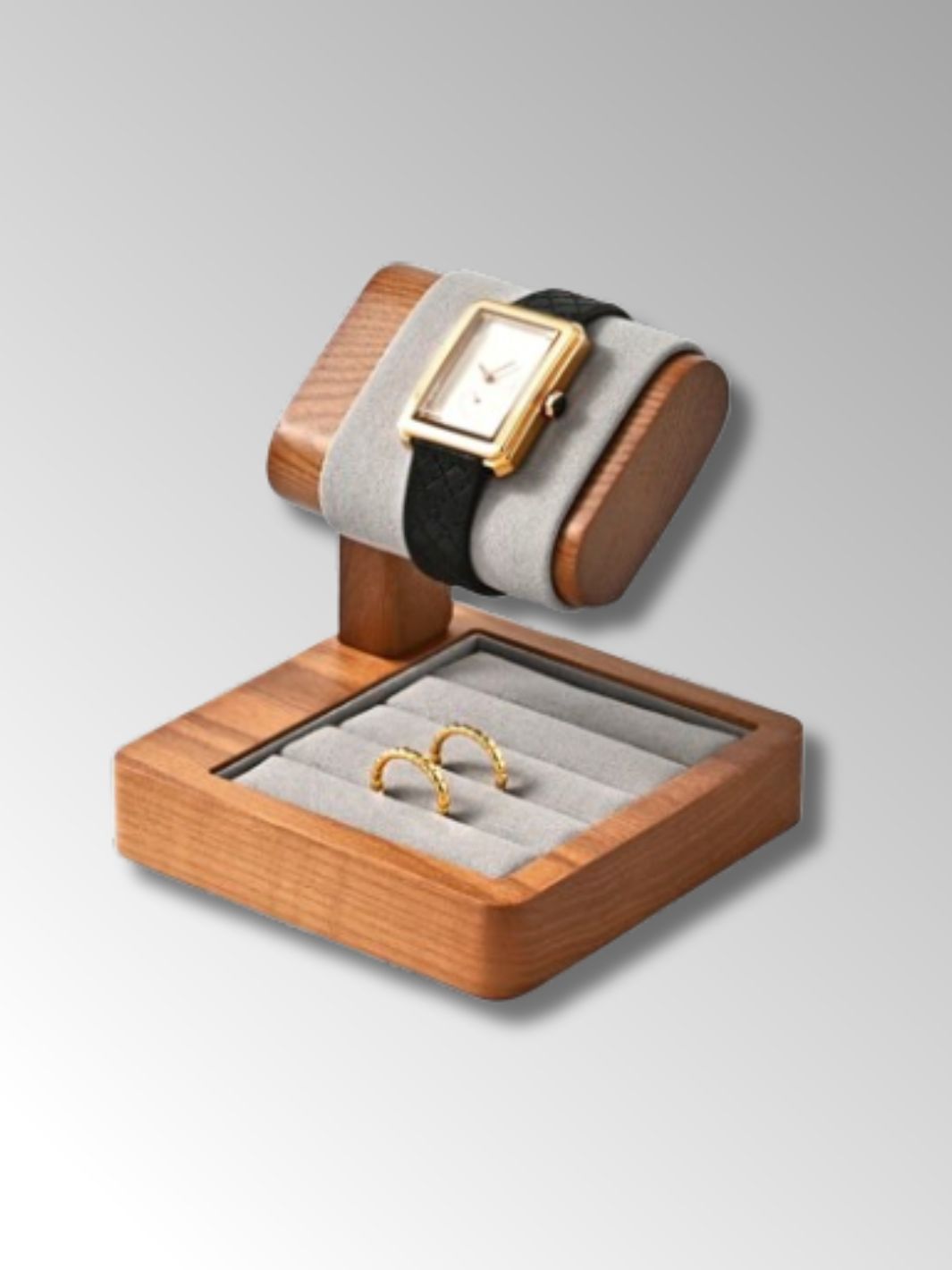 Présentoir à Montre 1 Emplacement en Bois Pure
